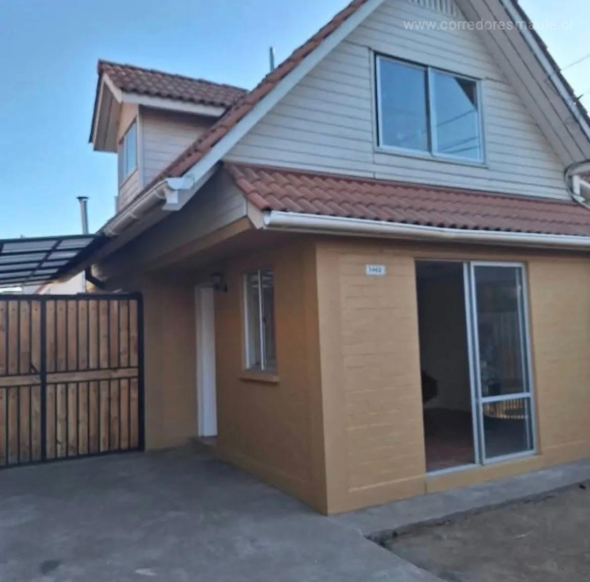 SE ARRIENDA CASA EN VILLA  ALONSO DE ERCILLA, TALCA